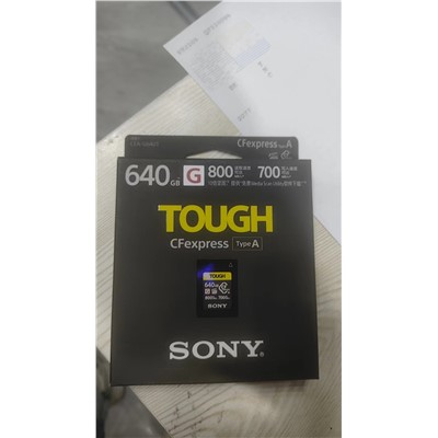 索尼SONY CFexpress Type-A移动硬盘/内存卡640G A7S3 FX6 A1 A7M4 A9M3 FX6存储卡 640G(CEA-G640T)
